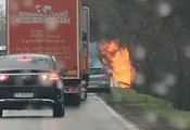 Коля изгоря като факла след катастрофа на пътя Русе - Бяла Коля изгоря като факла след катастрофа на пътя Русе - Бяла
