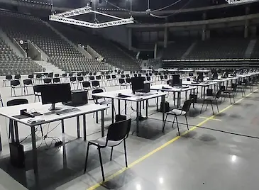 „Арена Русе“ е готова за предстоящите избори „Арена Русе“ е готова за предстоящите избори