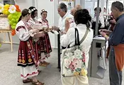 Италианска делегация огледа базата на ПГ по туризъм в Русе Италианска делегация огледа базата на ПГ по туризъм в Русе