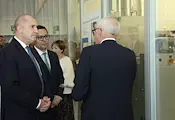 Румен Радев посети белгийския лидер в микроелектрониката Румен Радев посети белгийския лидер в микроелектрониката