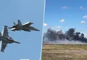 Два изтребителя се удариха във въздуха на авиошоу в САЩ Два изтребителя се удариха във въздуха на авиошоу в САЩ