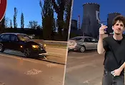 Шофьор танцува след катастрофа в София Шофьор танцува след катастрофа в София