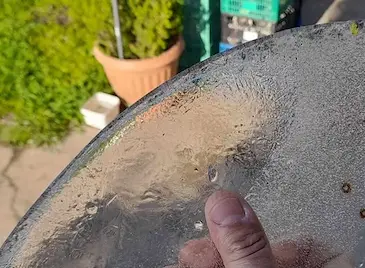 Майска слана в село Червена вода Майска слана в село Червена вода