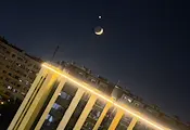 Луната скри Венера в красив космически спектакъл Луната скри Венера в красив космически спектакъл