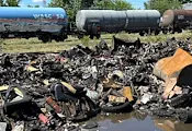РИОСВ - Русе разследва пожар в пункт за отпадъци РИОСВ - Русе разследва пожар в пункт за отпадъци