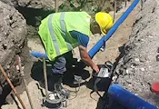 ВиК - Русе подмени стария водопровод в Червена вода ВиК - Русе подмени стария водопровод в Червена вода