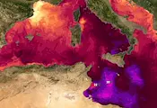 Водата в Средиземно море отчете исторически температурен рекорд Водата в Средиземно море отчете исторически температурен рекорд