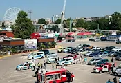Полицията във Варна демонстрира техника за празника си Полицията във Варна демонстрира техника за празника си