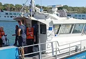 Извадиха всички пътници от швейцарския кораб край Видин Извадиха всички пътници от швейцарския кораб край Видин