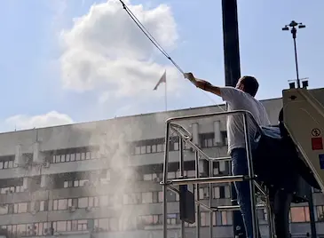 Монтират системи за водна мъгла в Русе Монтират системи за водна мъгла в Русе