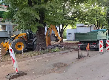 Спряха изграждането на паркинг в центъра на Русе Спряха изграждането на паркинг в центъра на Русе