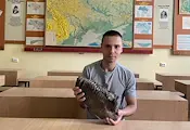 Мъж откри зъб от мамут в река Стрий в Украйна Мъж откри зъб от мамут в река Стрий в Украйна