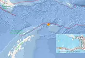 Серия силни земетресения разтърси дъното на Южния океан Серия силни земетресения разтърси дъното на Южния океан