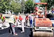 Продължава кърпенето на улични дупки в Русе Продължава кърпенето на улични дупки в Русе