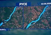 Сателити показаха безпрецедентното пресъхване на река Дунав Сателити показаха безпрецедентното пресъхване на река Дунав