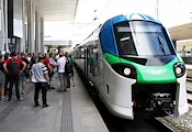 Първият електрически влак „Алстом” пристигна у нас Първият електрически влак „Алстом” пристигна у нас