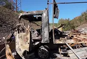 Първи кадри от взривения склад на "ЕМКО" Първи кадри от взривения склад на "ЕМКО"