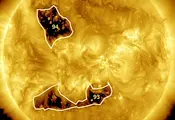 Коронарни дупки на Слънцето се насочват към Земята Коронарни дупки на Слънцето се насочват към Земята