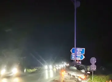 Двама души пострадаха при катастрофа край Пиргово Двама души пострадаха при катастрофа край Пиргово