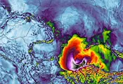 Мощен циклон се формира над Черно море Мощен циклон се формира над Черно море