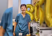 80-годишна медицинска сестра от Русе ходи на работа с велосипед 80-годишна медицинска сестра от Русе ходи на работа с велосипед