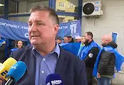 Служители на АПИ излязоха на протест в София Служители на АПИ излязоха на протест в София
